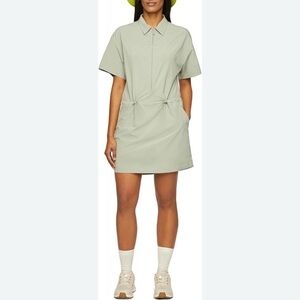 TILLEY SS Zip Trek Dress olive L